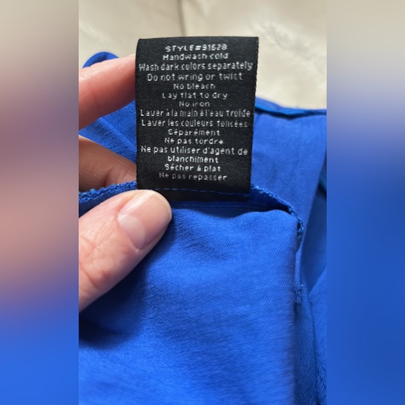 Royal blue pants from Seductions with black trim NWT - Picture 7 of 7